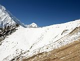 33 Trail To Mesokanto La From Beyond Tilicho Tal Lake Second Pass With Tilicho Peak 